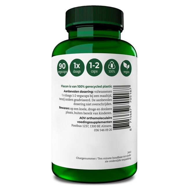 AOV 518 Magnesium-Malat & -Citrat 90 vegetarische Kapseln