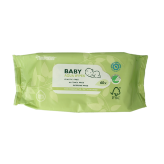 Smartkids Smartkids baby aqua wipes 60 pieces