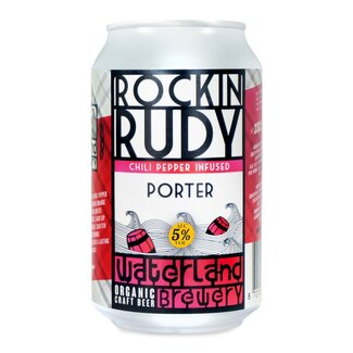 Waterland Brewery Cerveza Porter Ecológica Waterland Brewery 'Rocking Rudy' 330 Mililitros