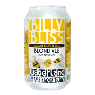 Waterland Brewery Cerveza Waterland Blond-dale Billy Bliss 0,3% Ecológica 330 Mililitros