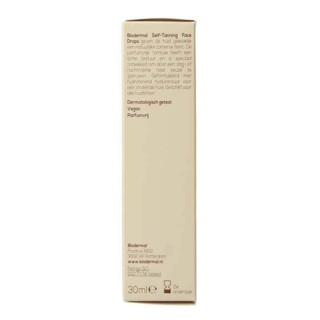 Biodermal Sunkissed Selbstbräunungs-Gesichtstropfen 30 Milliliter