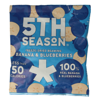5th Season 5th Season Plátano y arándanos liofilizados 14 gramos