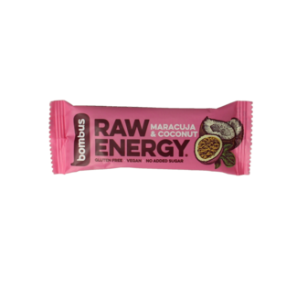 Bombus Bombus Raw energy bar maracuja y coco 50 gramos