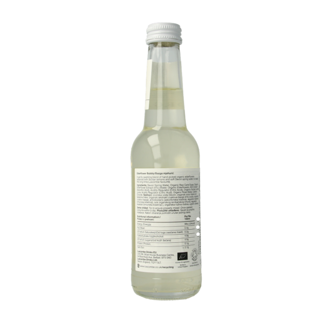 Luscombe Wild Elderflower Bubbly Bio 270 Millilitri