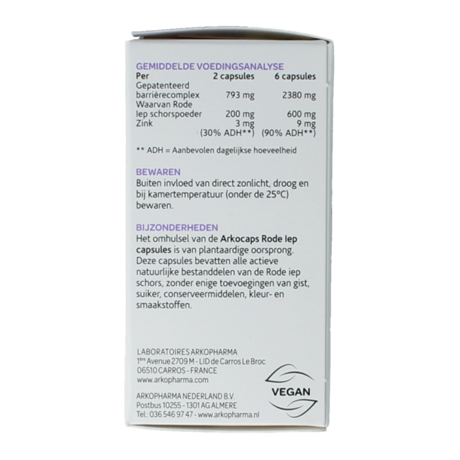 Rode iep 40 Capsules