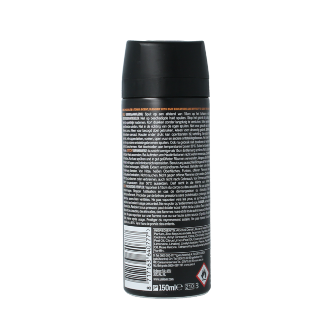 AXE Desodorante en spray Dark Temptation 150 mililitros