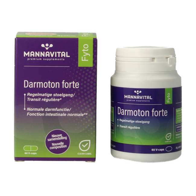 Mannavital Darmoton forte 60 cápsulas vegetarianas