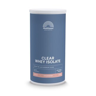 Mattisson Mattisson Clear whey isolate strawberry 400 Gram