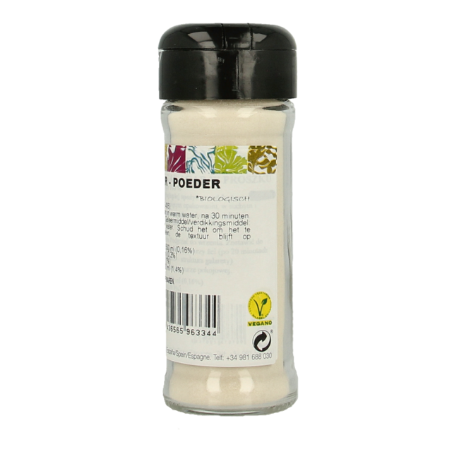 Porto Muinos Agar agar poeder bio 50 Gram