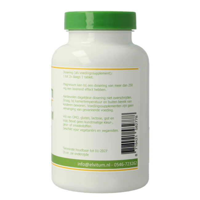 Elvitum Magnesium triple 200mg 60 Comprimidos