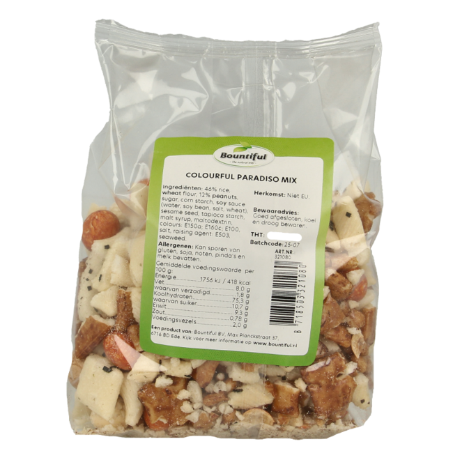 Bountiful Mezcla Paradiso Colorida 200 gramos