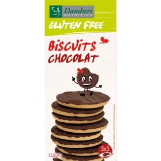 Damhert Damhert Galletas de chocolate sin gluten 112 gramos