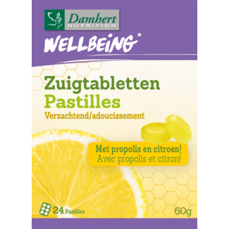 Damhert Wellbeing zuigtabletten verzachtend 24 Pastilles