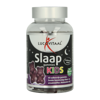 Lucovitaal Lucovitaal Slaap gummies kids bosbes vega 60 Gummies