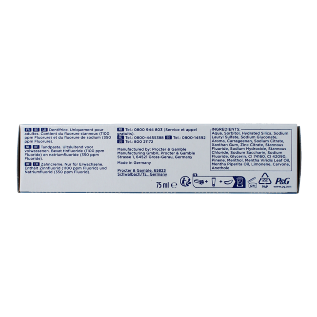 Oral B Toothpaste Pro-Expert Fresh Breath 75 Millilitres