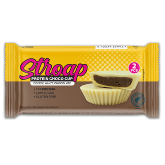 Stroap Stroap Coppa Proteica al Cioccolato Caffè e Cioccolato Bianco 42 Grammi