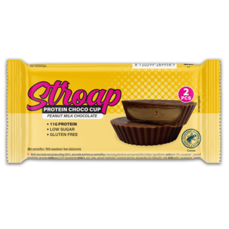 Stroap Copa de mantequilla de cacahuete proteica con chocolate con leche 42 gramos