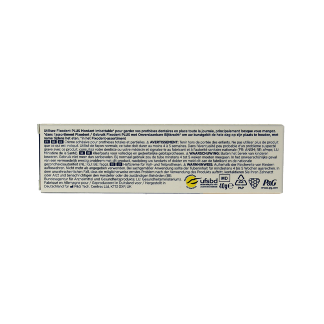 Fixodent Adhesive Cream plus dual power 40 Gram