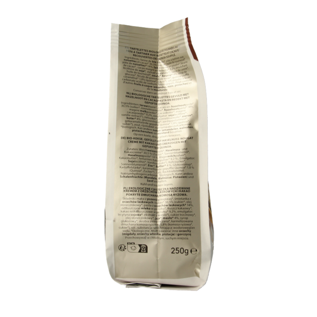 Rigoni Di Asiago Nocciolata tartlets bio 250 gramos