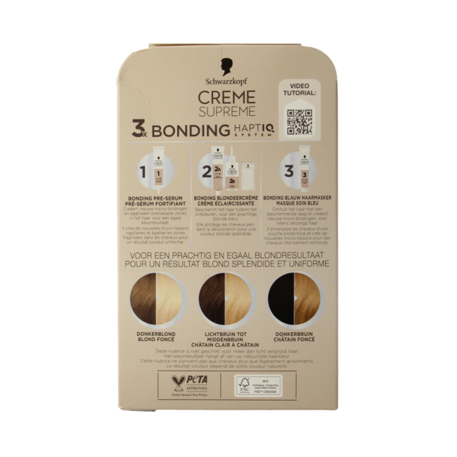 Schwarzkopf Creme supreme L1++ decolorante 1 unidad