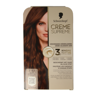 Schwarzkopf Schwarzkopf Creme Supreme 7-57 rubio oscuro 1 unidad