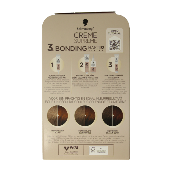Schwarzkopf Creme Supreme 7-57 Biondo Scuro 1 Pezzo