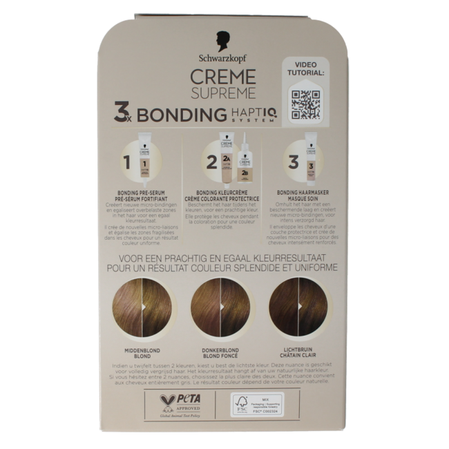 Creme supreme 7-0 D blond 1 Stuks