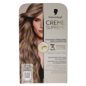 Schwarzkopf Crème Suprême 7-16 Blond D 1 Pièce