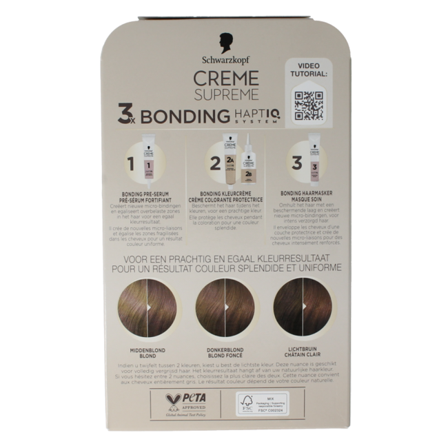 Creme supreme 7-42 D blonde 1 Piece