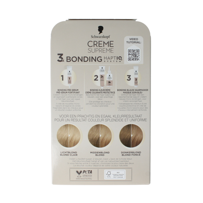 Schwarzkopf Creme supreme 9-16 jasny blond 1 sztuka