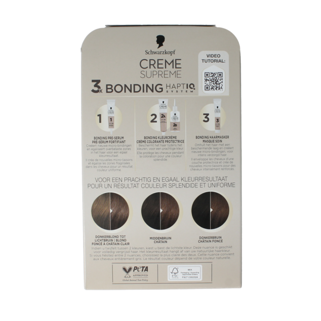 Schwarzkopf Crème Supreme 6-0 Hellbraun 1 Stück