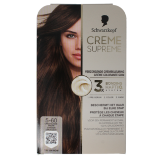 Schwarzkopf Schwarzkopf Creme Supreme 5-60 Brown 1 Piece