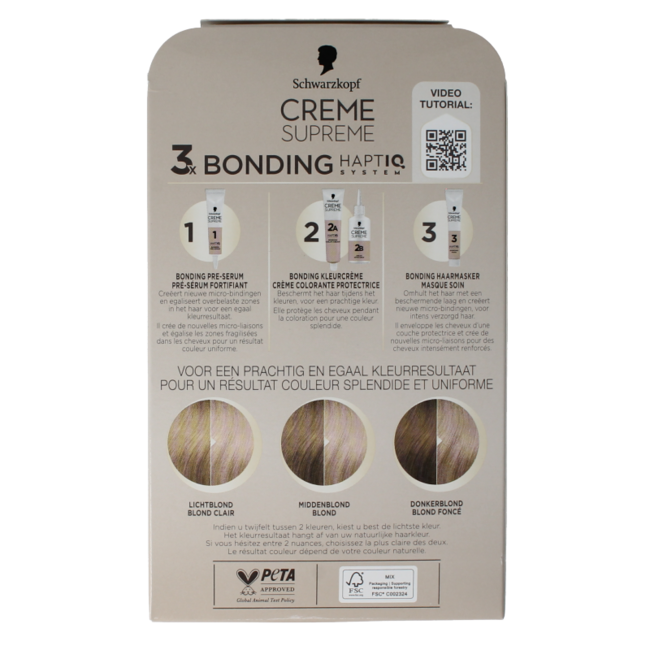 Schwarzkopf Creme supreme 10-19 jasny blond 1 sztuka