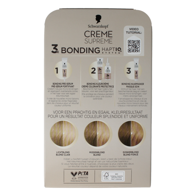 Schwarzkopf Creme supreme 10-0 licht blond 1 Stück