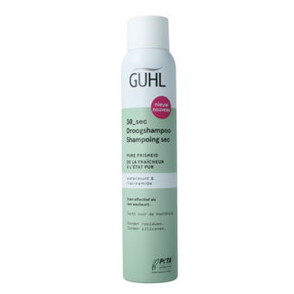 Guhl Guhl Droogshampoo 30sec pure frisheid 200 Milliliter