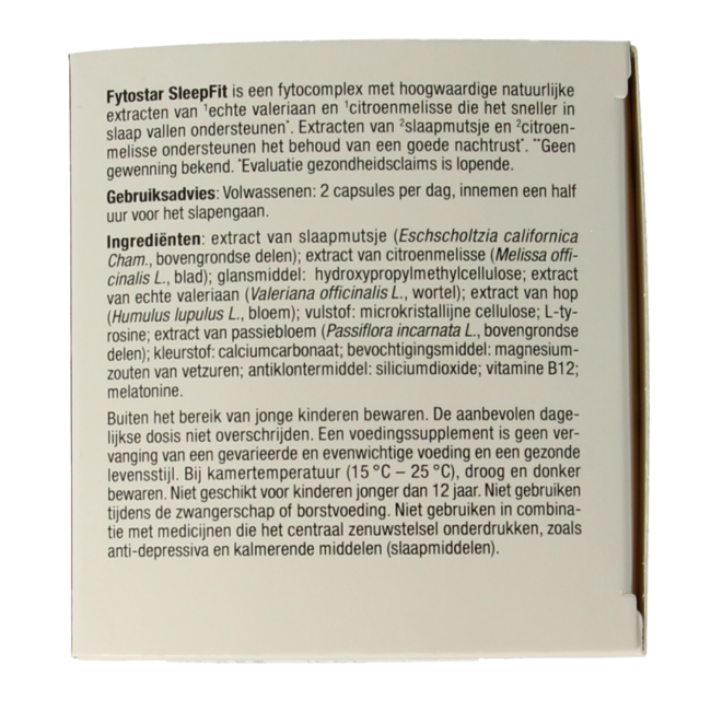 Fytostar Sleep fit maxi 60 Cápsulas