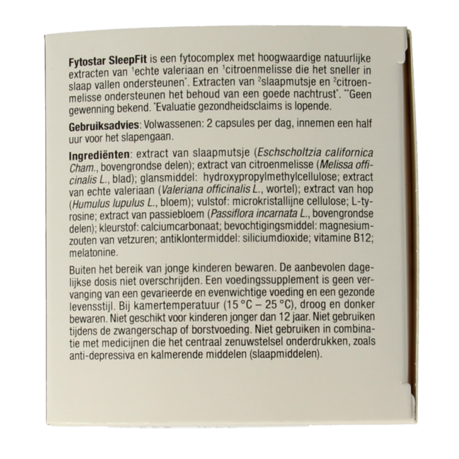 Fytostar Sleep fit maxi 60 Kapsułek