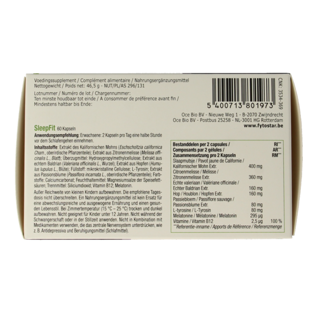 Fytostar Sleep fit maxi 60 Capsules