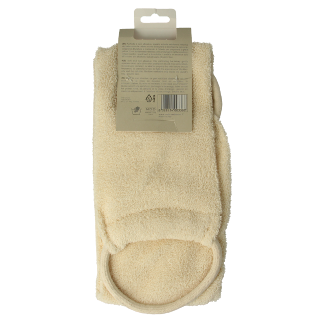 Naturae Donum cotton & loofah scrub band, 1 piece