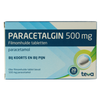 Teva Teva Paracetalgin 500mg 20 Tablets