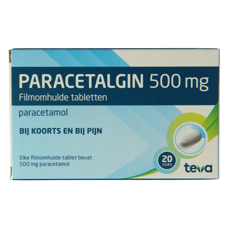 Teva Paracetalgin 500mg 20 Stuks