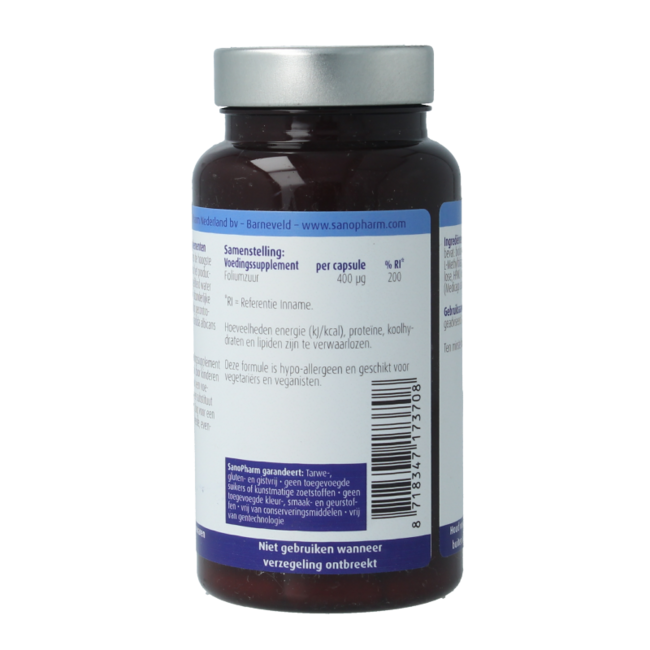 Folic acid with alfalfa high quality 60 Capsules