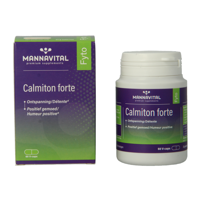 Mannavital Calmiton 60 Cápsulas vegetarianas