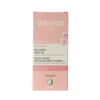 Weleda Olejek do twarzy Weleda Sensitive Regenerujący 50 Mililitrów