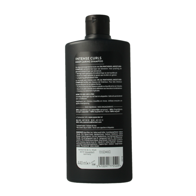 Syoss Champú Fullness 440 mililitros