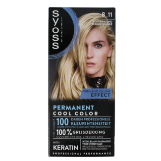 Syoss Syoss Permanent cool color 8-11 powder blonde 1 Set