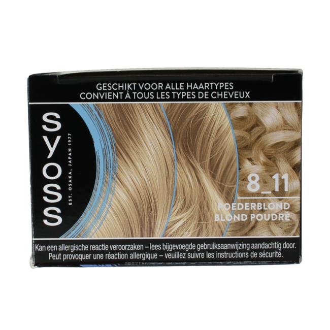 Syoss Permanent cool color 8-11 poederblond 1 Set