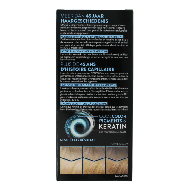 Syoss Coloración Permanente Tonos Fríos 8-11 rubio ceniza 1 set