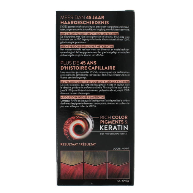 Syoss Coloration Permanente 5-29 rouge intense 1 kit