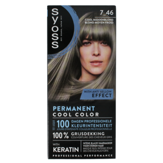 Syoss Syoss Permanent cool color 7-46 rubio medio 1 set